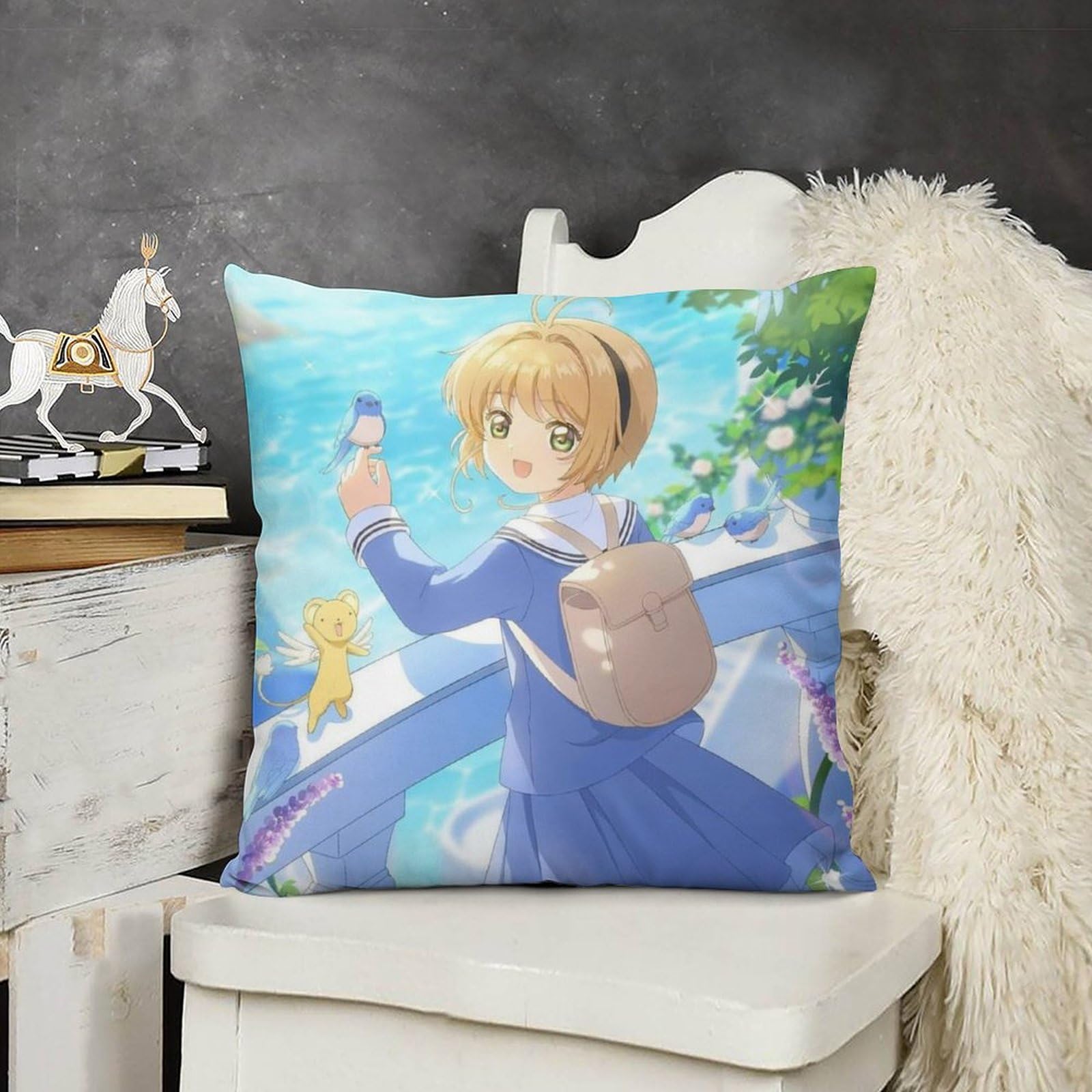 Amazon｜カードキャプターさくら クッションカバー 抱き枕カバー 装飾